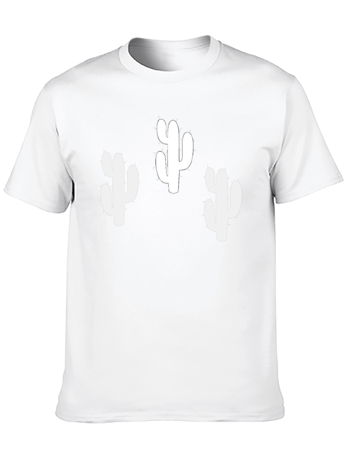 Cactus T-Shirt - Black Cotton Tee