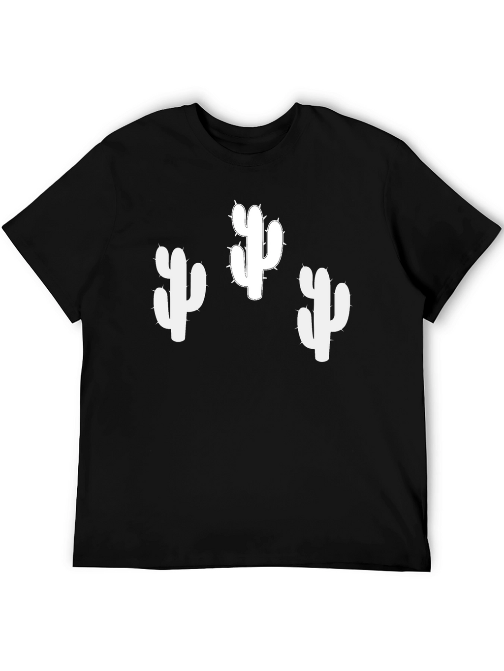 Cactus T-Shirt - Black Cotton Tee