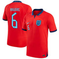 MAGUiRE #6 England 1:1 Away Red Fans Jersey 2022/23 ★★ Front