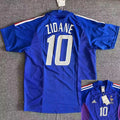ZIDANE #10 France Home Blue Retro Soccer Jersey 2002 ★★ Item NO.: 2149717 Front