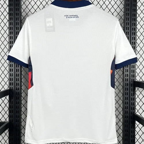 2026/27 Ecuador Away White Fans Soccer Jersey Detail 2