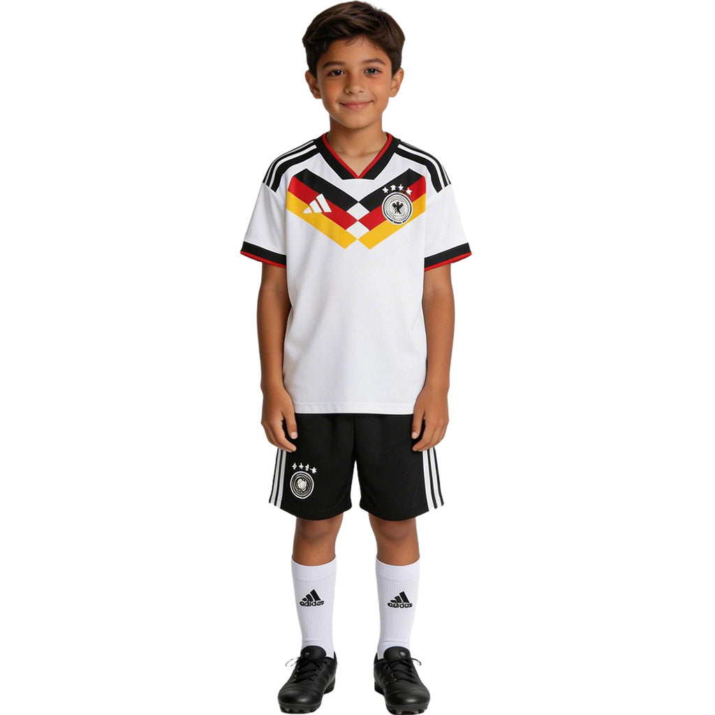 Kids Germany Home Jersey Full Kit World Cup 2026 Front