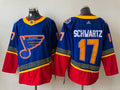 Men's St. Louis Blues Jaden Schwartz #17 Blue Breakaway Player Jerseys