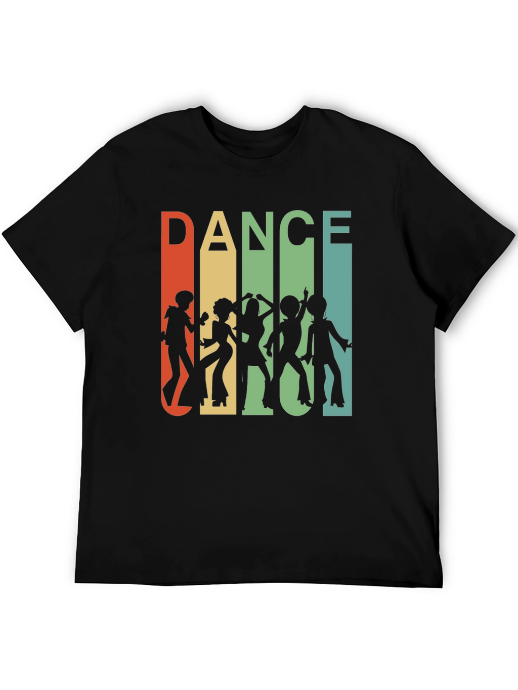 Retro Dance Silhouette Graphic Tee