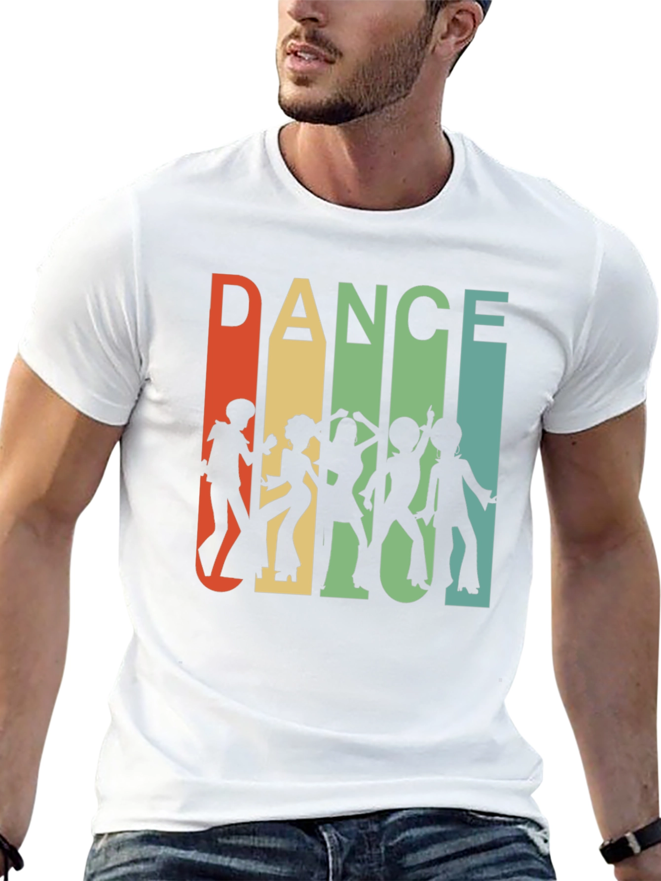 Retro Dance Silhouette Graphic Tee