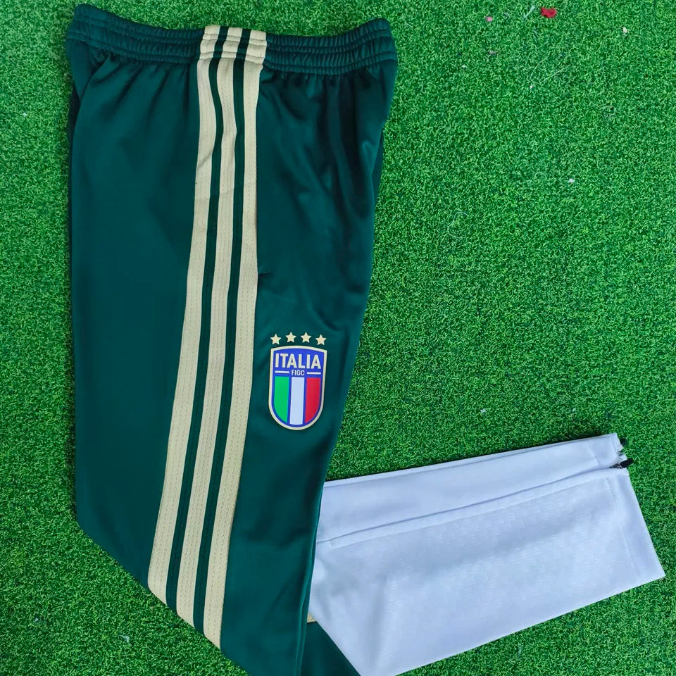 2026/27 Italy Green Sports Trousers Front