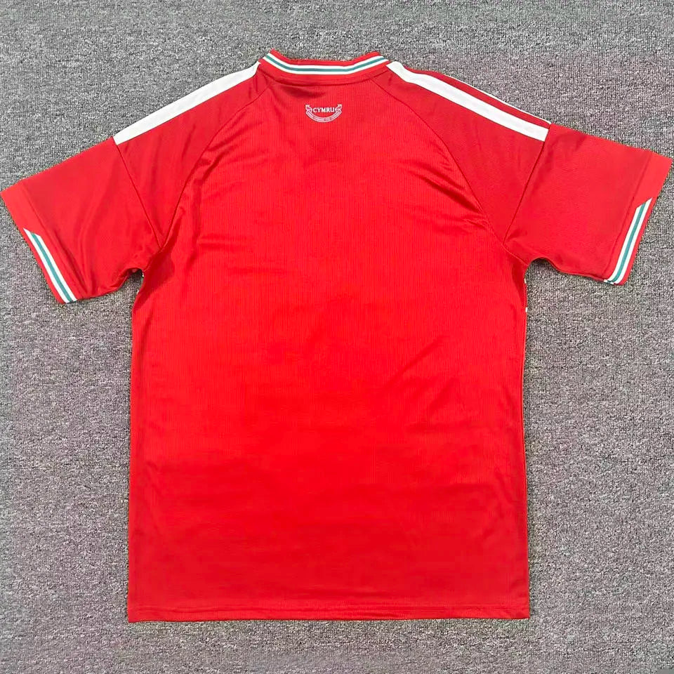 2026/27 Wales Home Red Fans Soccer Jersey Back