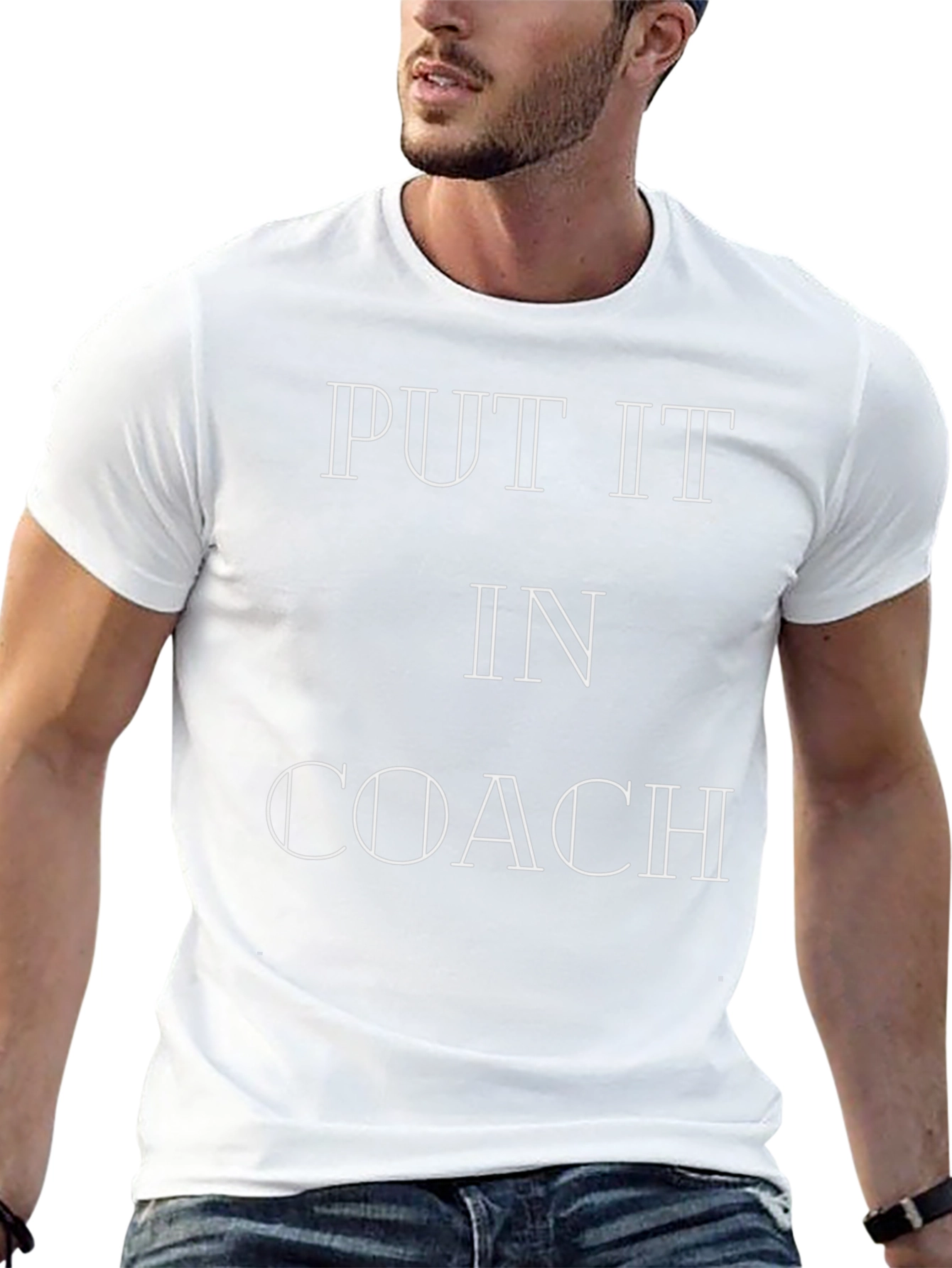 Put It In Coach Graphic Tee - Black