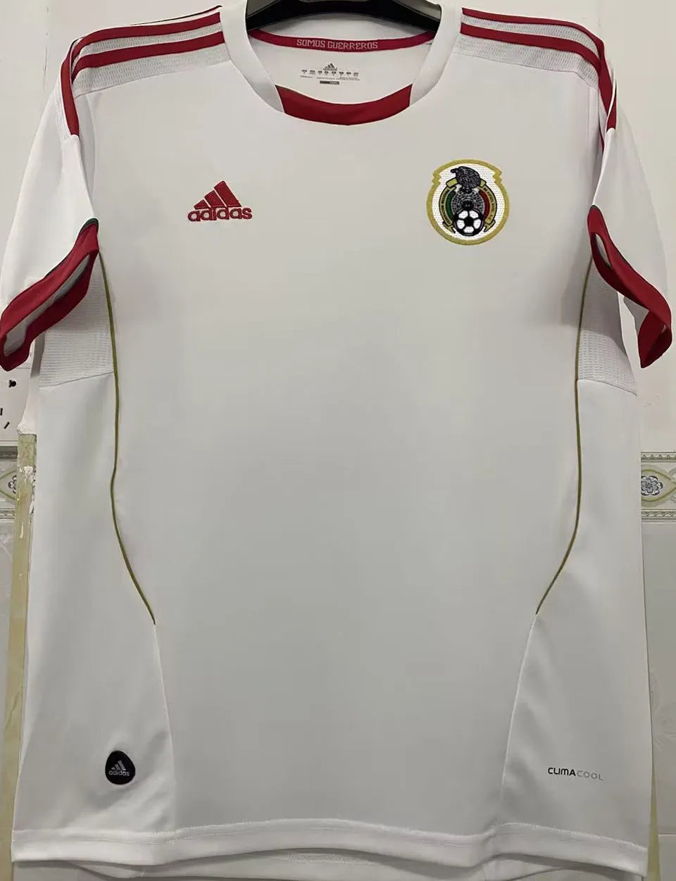 2011/12 Mexico Third White Retro Soccer Jersey Front