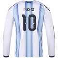 Messi #10 Argentina Home Long Sleeve Jersey World Cup 2026 Front