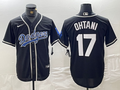 Men's Los Angeles Dodgers Joe Kelly #17 Black Replica Player Jerseys