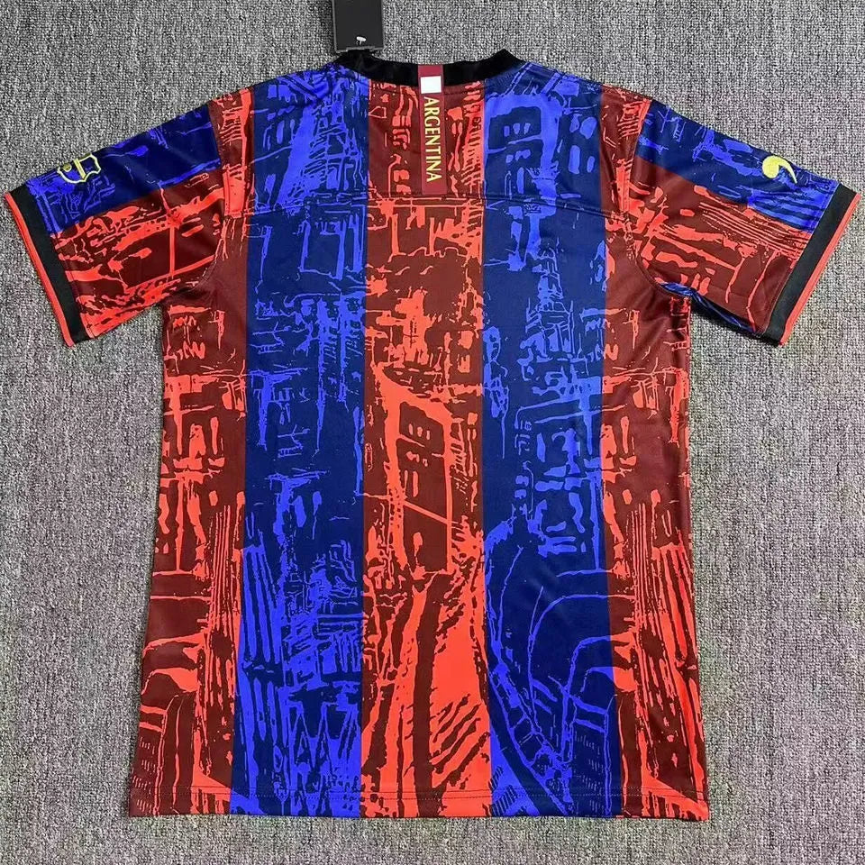 2025 BA x Argentina Special Edition Fans Soccer Jersey 巴傻 x 阿根~ Detail 1