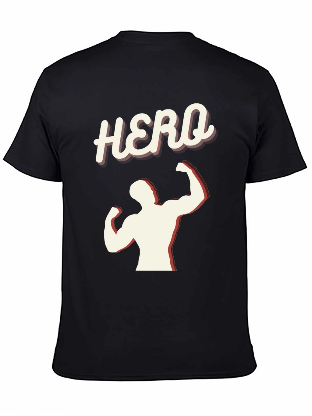 Hero Graphic Tee - Mens Black T-Shirt