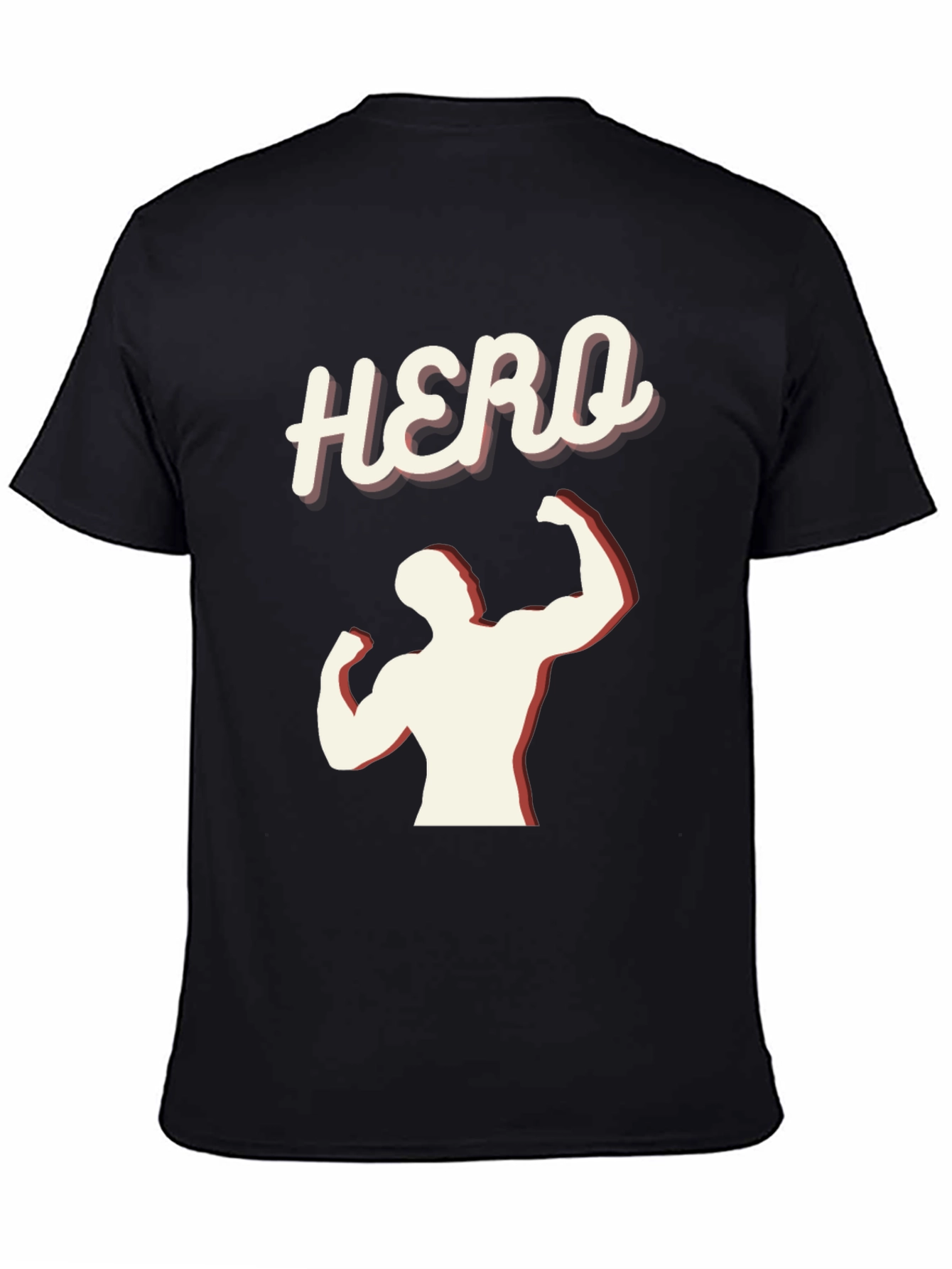 Hero Graphic Tee - Mens Black T-Shirt