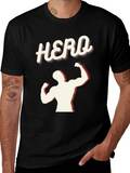 Hero Graphic Tee - Mens Black T-Shirt