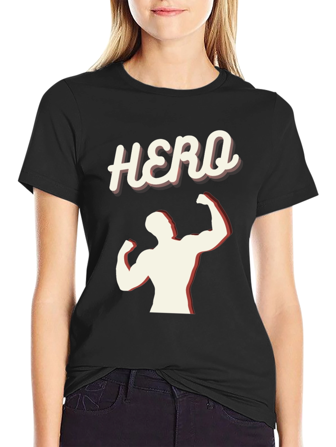 Hero Graphic Tee - Mens Black T-Shirt