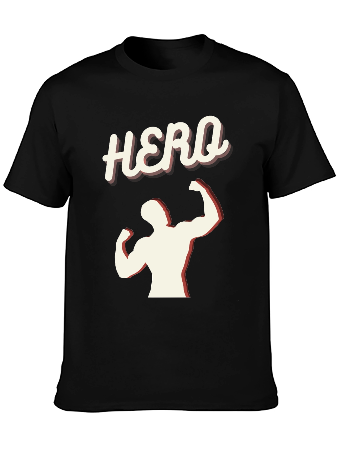 Hero Graphic Tee - Mens Black T-Shirt