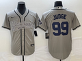Men's New York Yankees Aaron Judge #99 Gray Player Jerseys Joint Edition