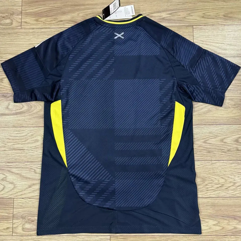 2024/25 Scotland Home Fans Soccer Jersey Detail 4