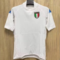 2002 Italy Away White Retro Soccer Jersey Front