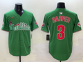 Men's Philadelphia Phillies Bryce Harper #3 Green Replica Team Jerseys