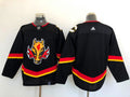 Men's Calgary Flames Black Alternate Primegreen Authentic Blank Jerseys