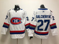 Men's Montreal Canadiens Alex Galchenyuk #27 White Player Game Jerseys