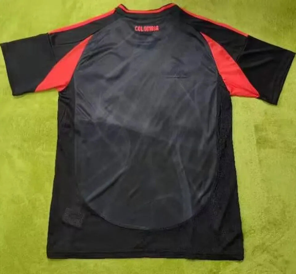 2024/25 Colombia Away Black Fans Soccer Jersey Back