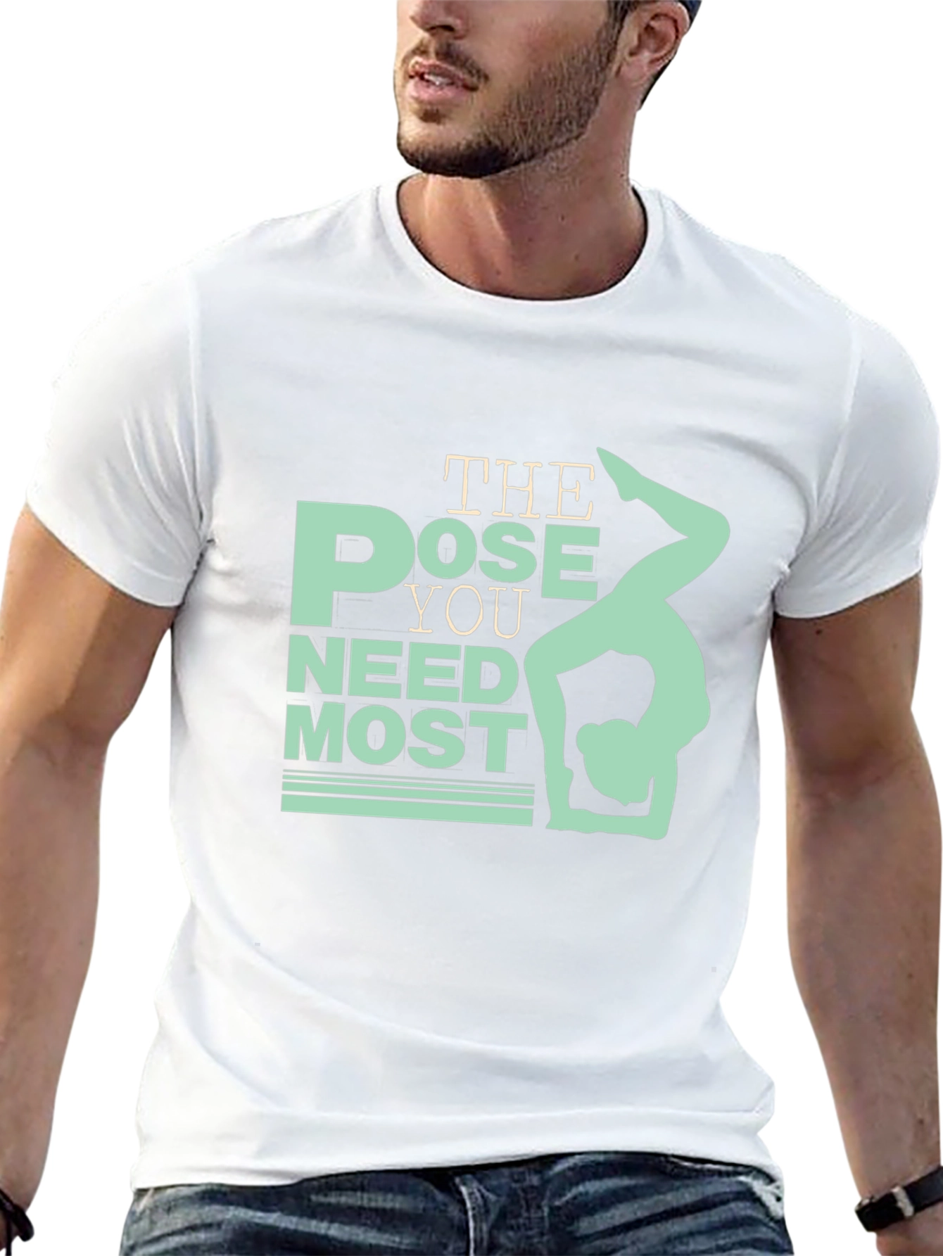 Yoga Pose Graphic Tee - Need Most