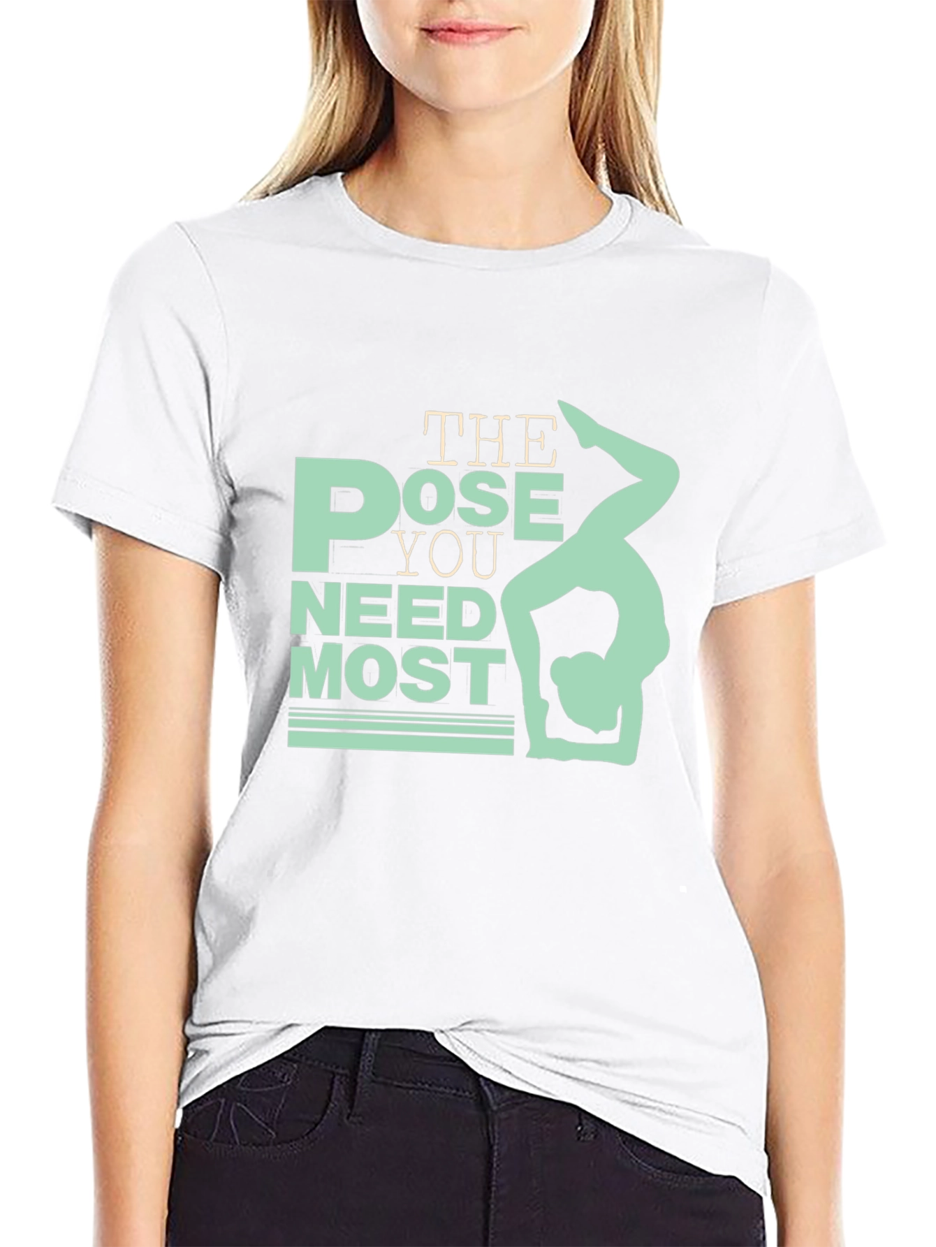 Yoga Pose Graphic Tee - Need Most