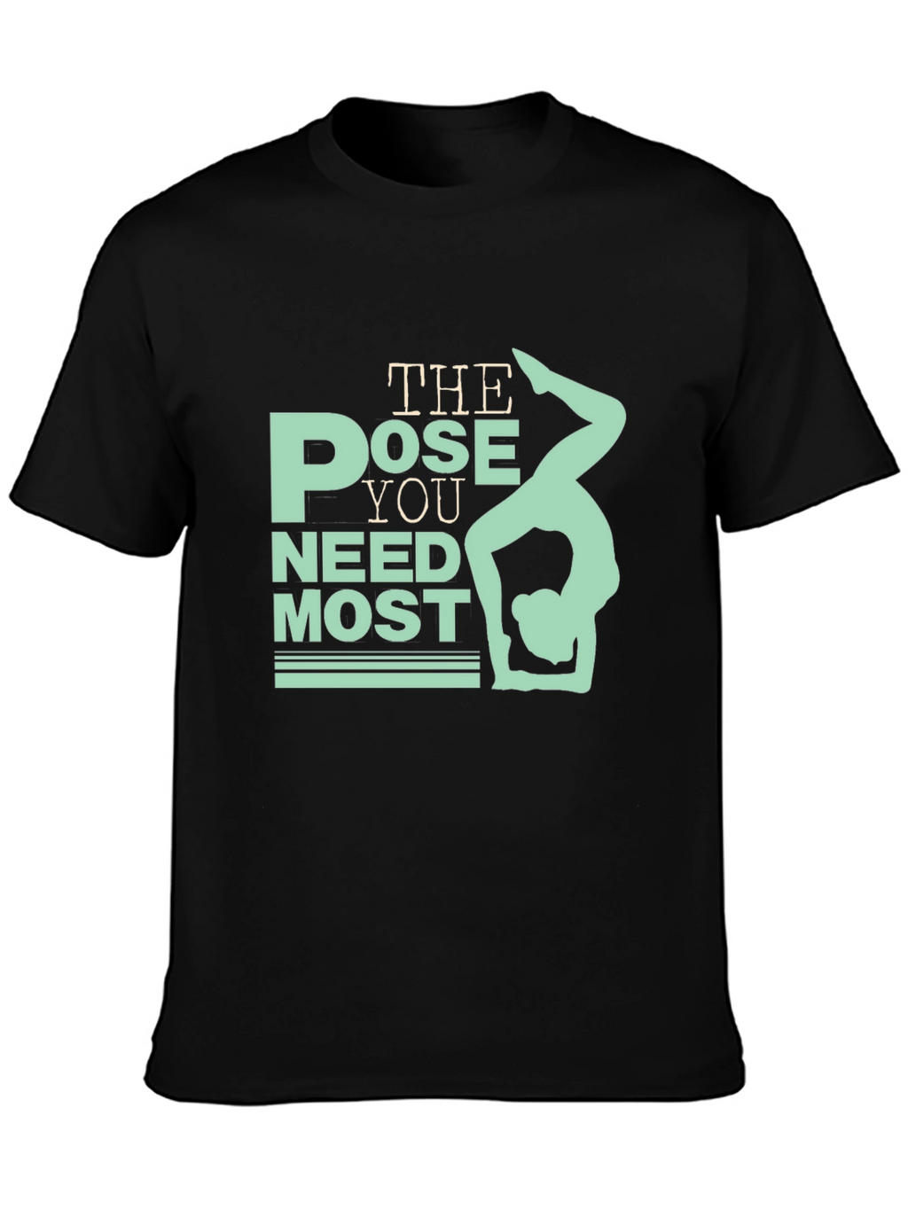 Yoga Pose Graphic Tee - Need Most