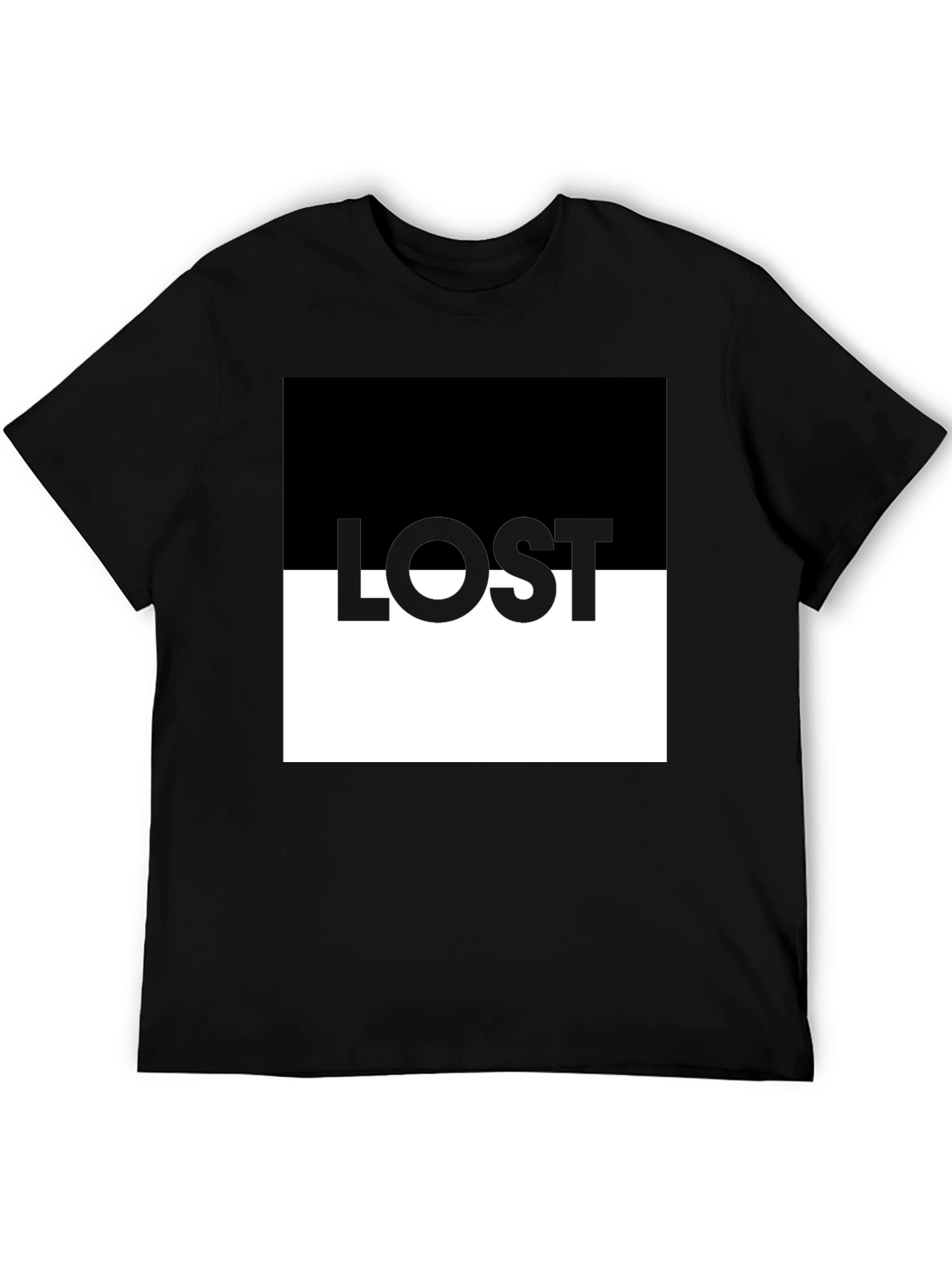 Lost Graphic T-Shirt - Modern Design