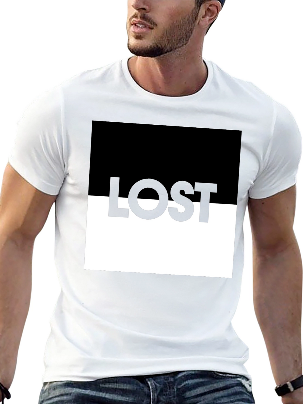 Lost Graphic T-Shirt - Modern Design