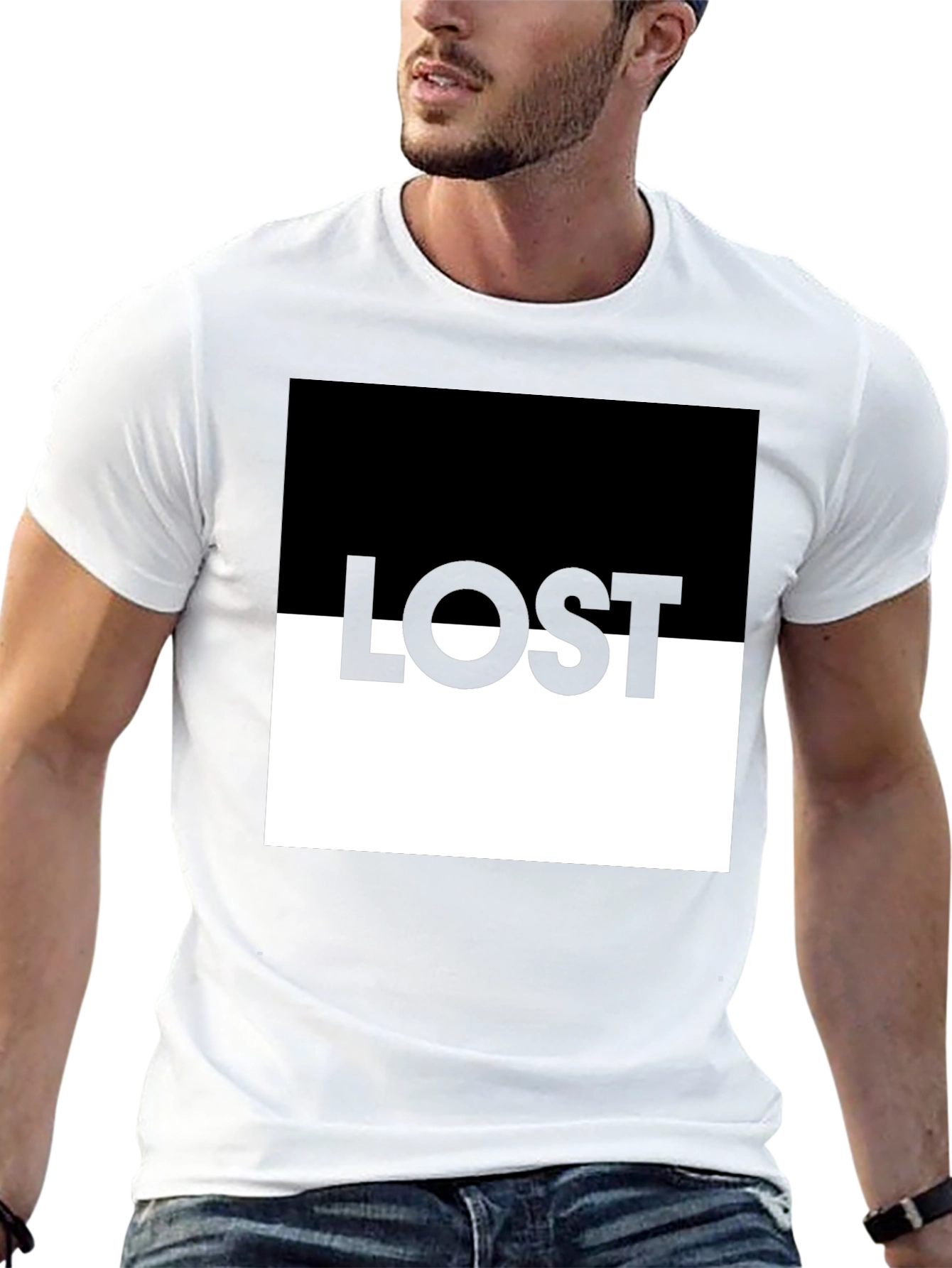 Lost Graphic T-Shirt - Modern Design