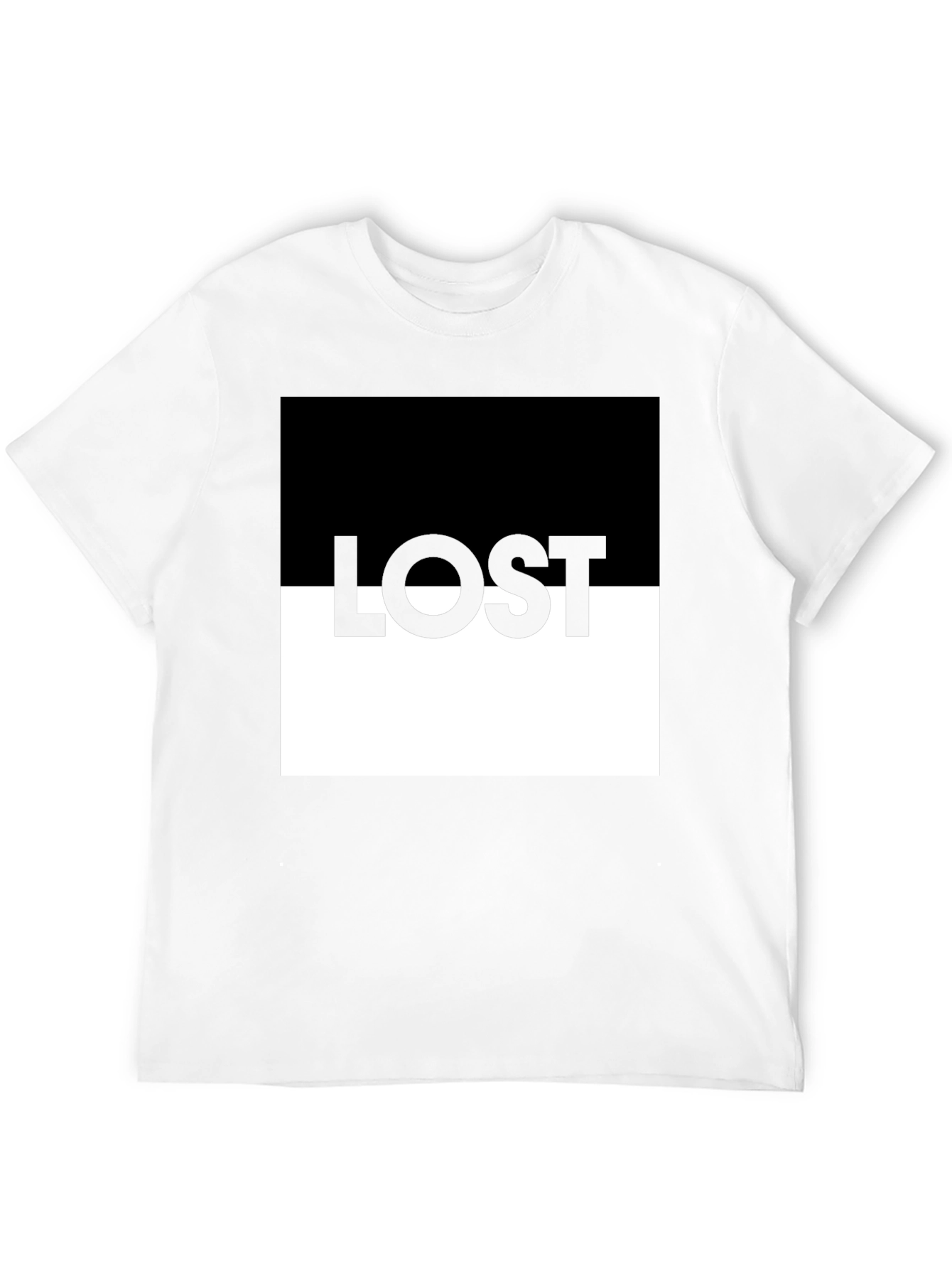 Lost Graphic T-Shirt - Modern Design
