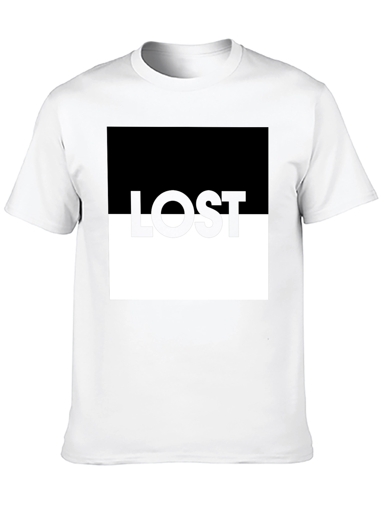 Lost Graphic T-Shirt - Modern Design