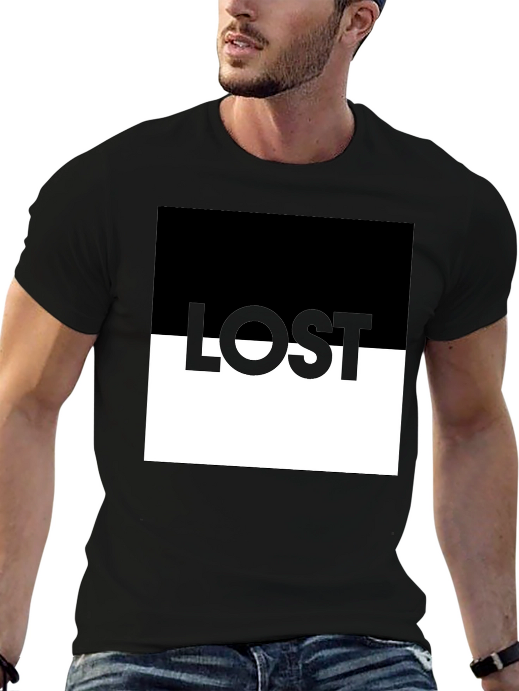 Lost Graphic T-Shirt - Modern Design