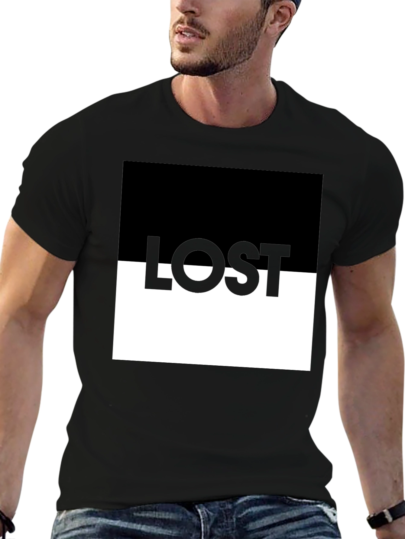 Lost Graphic T-Shirt - Modern Design