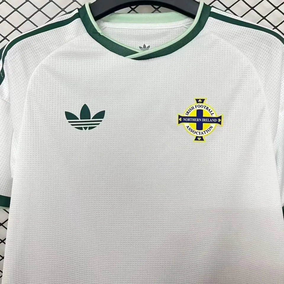 2026/27 North Ireland Away White Fans Soccer Jersey Detail 1