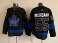 Men's Toronto Maple Leafs Mark Giordano #55 Black Player Game Jerseys