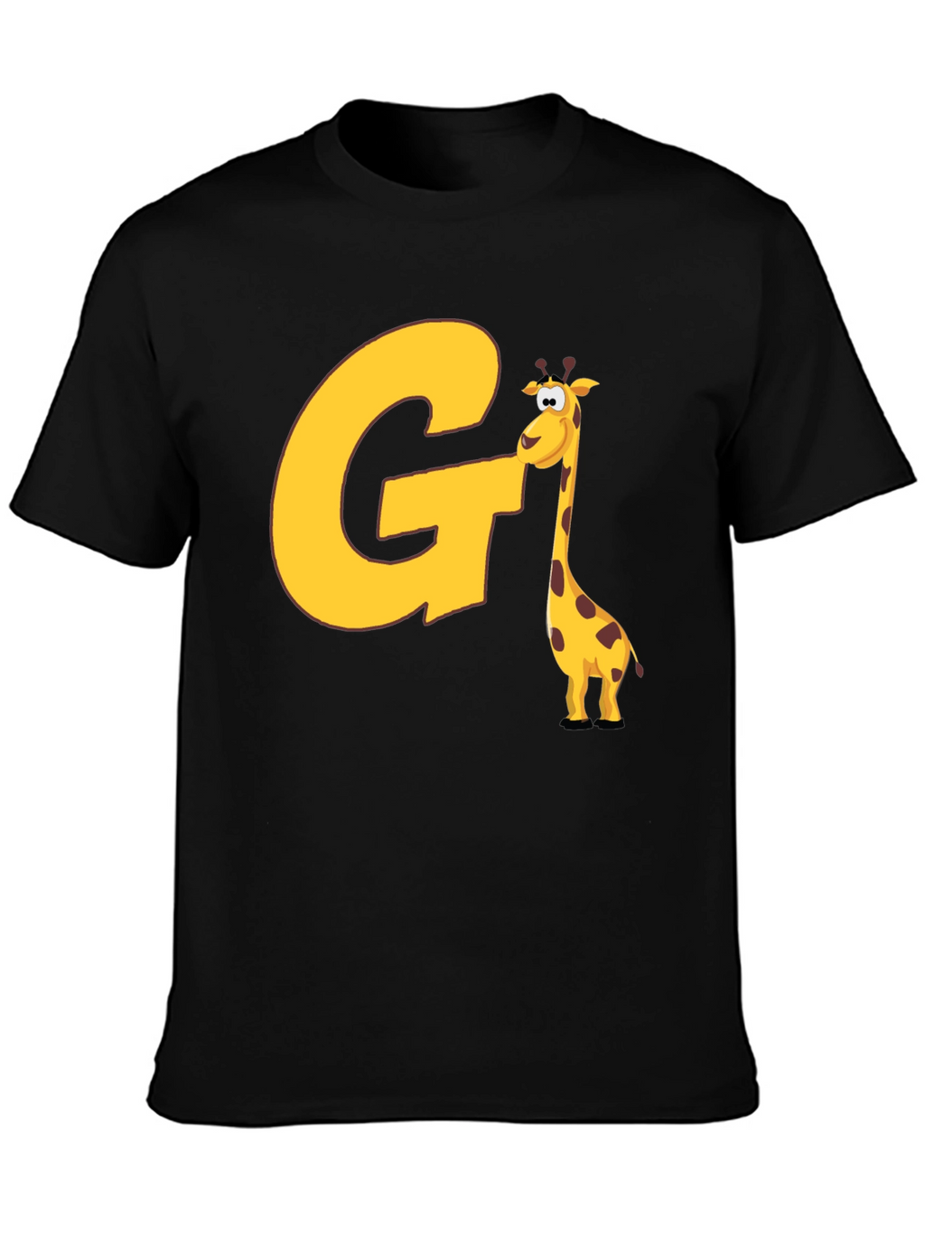 Funny Giraffe Initial G T-Shirt