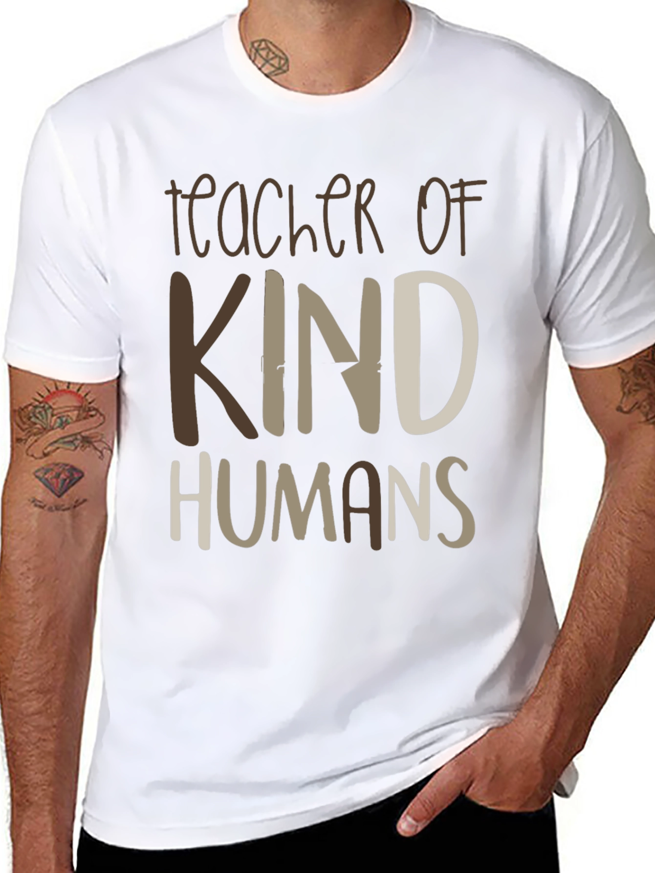 Teacher of Kind Humans Graphic T-Shirt