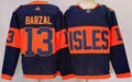 Men's New York Islanders Mathew Barzal #13 Blue Game Jerseys