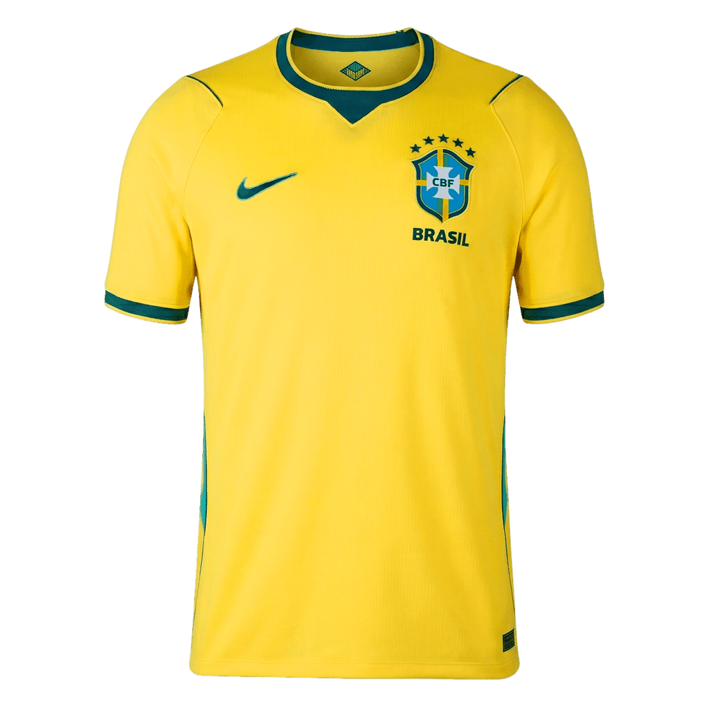 Brazil Home Soccer Jersey World Cup 2026 Yellow Front