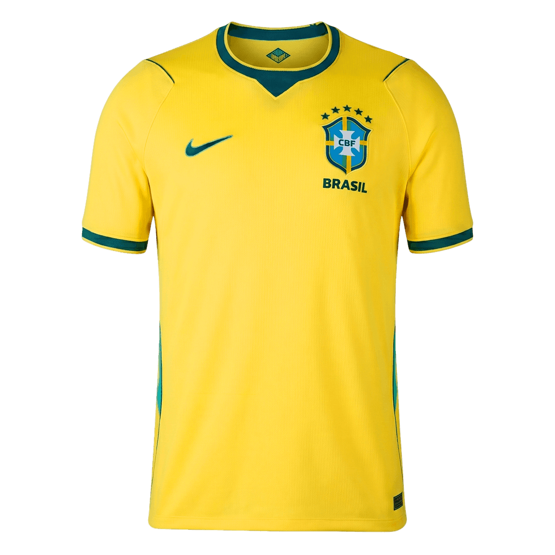 Brazil Home Soccer Jersey World Cup 2026 Yellow Front