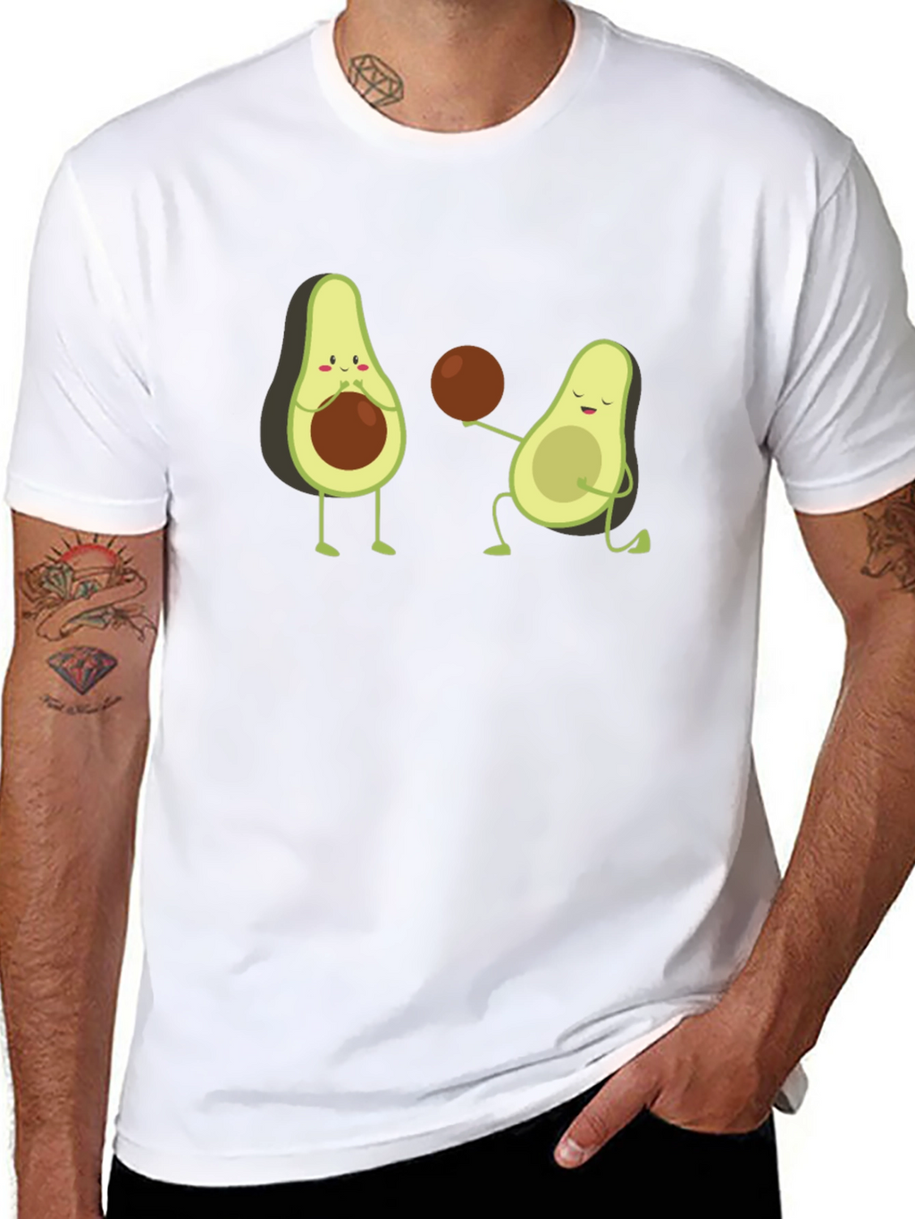 Avocado Basketball Graphic Tee