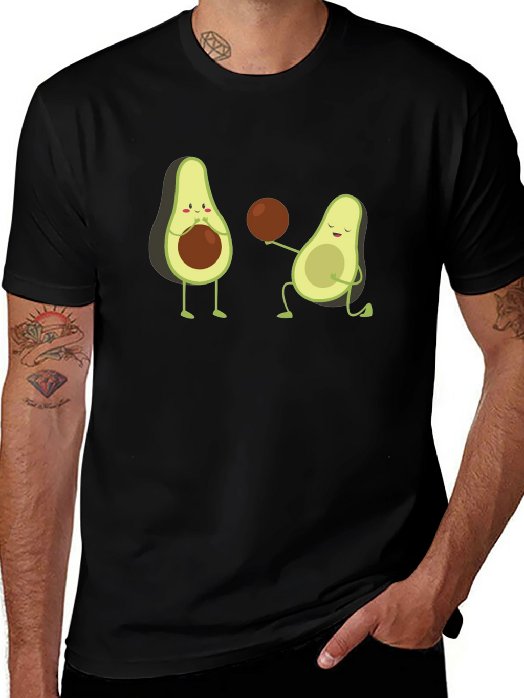 Avocado Basketball Graphic Tee