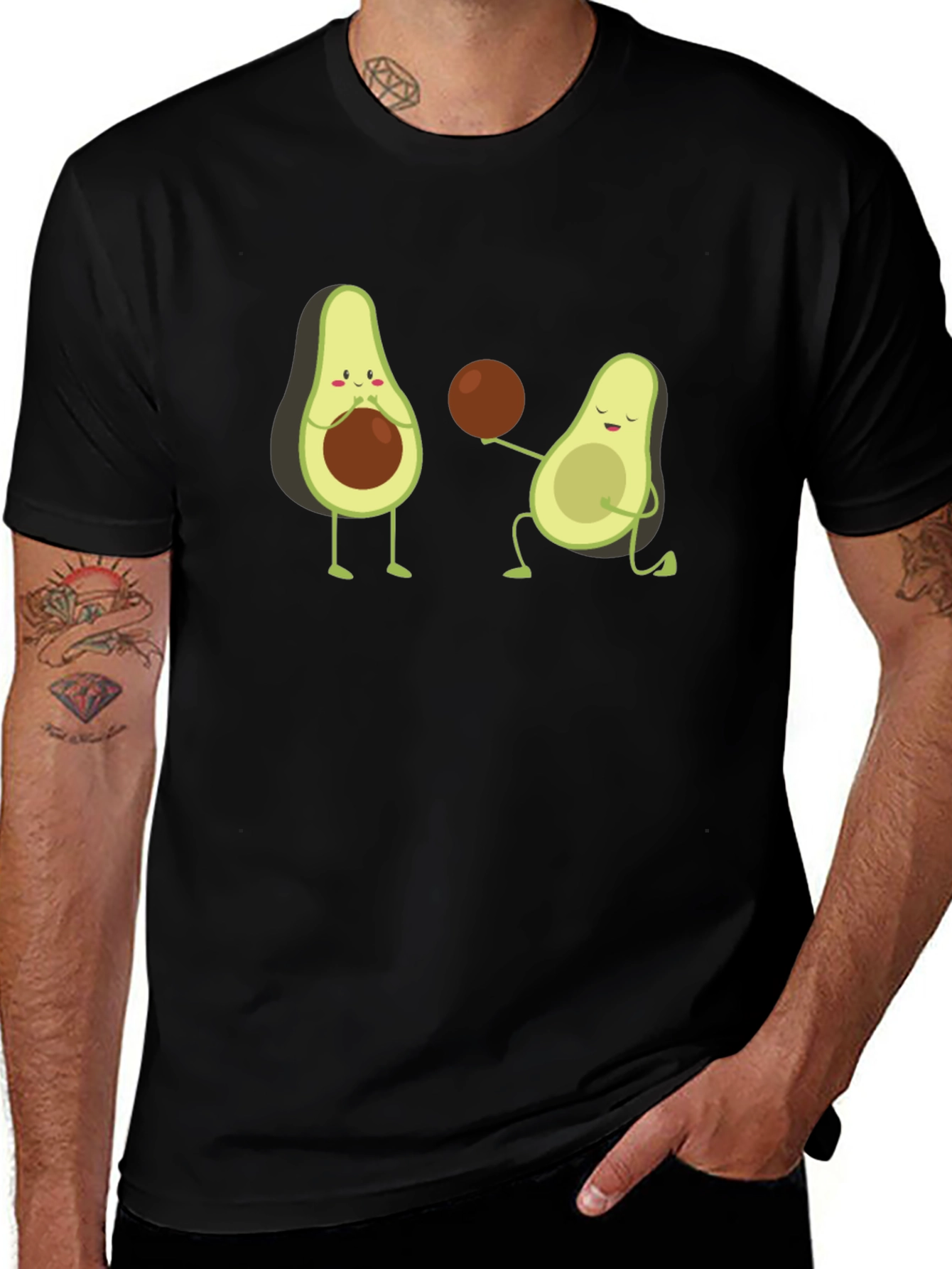Avocado Basketball Graphic Tee