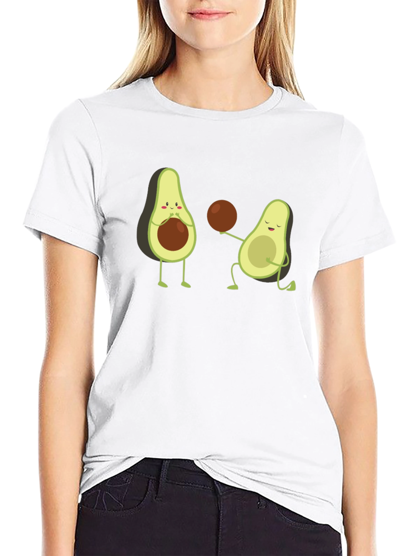 Avocado Basketball Graphic Tee