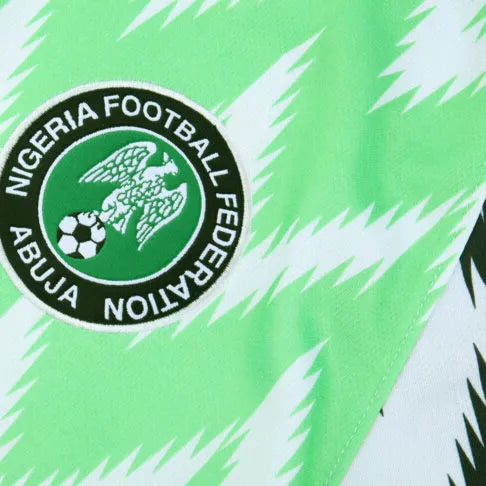 2018 Nigeria Home Green Fans Soccer Jersey Detail 1
